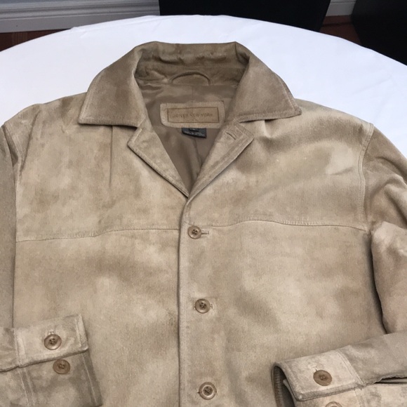 Mens Jones New York Vintage Suede Button Down Jacket/Blazer - Picture 7 of 15